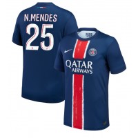 Paris Saint-Germain Nuno Mendes #25 Hemmatröja 2024-25 Korta ärmar